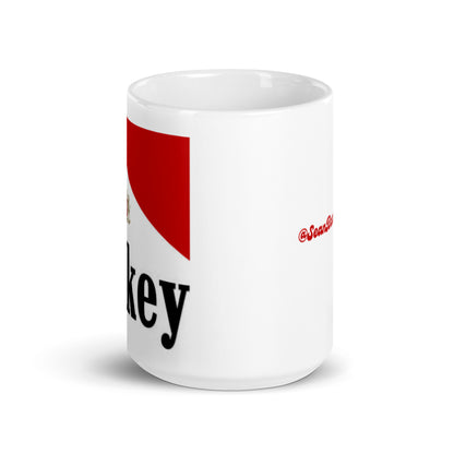 Mickey Reds White glossy mug