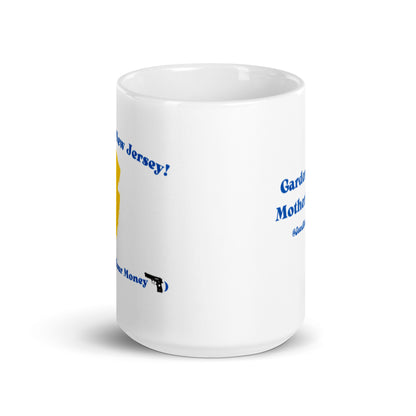 Welcome to New Jersey White glossy mug