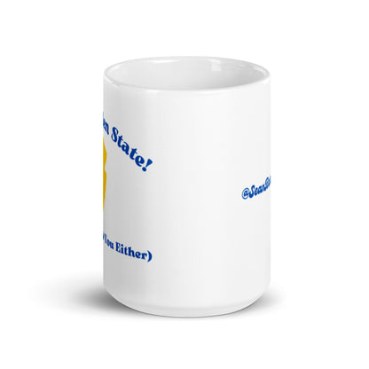 The Garden State White glossy mug