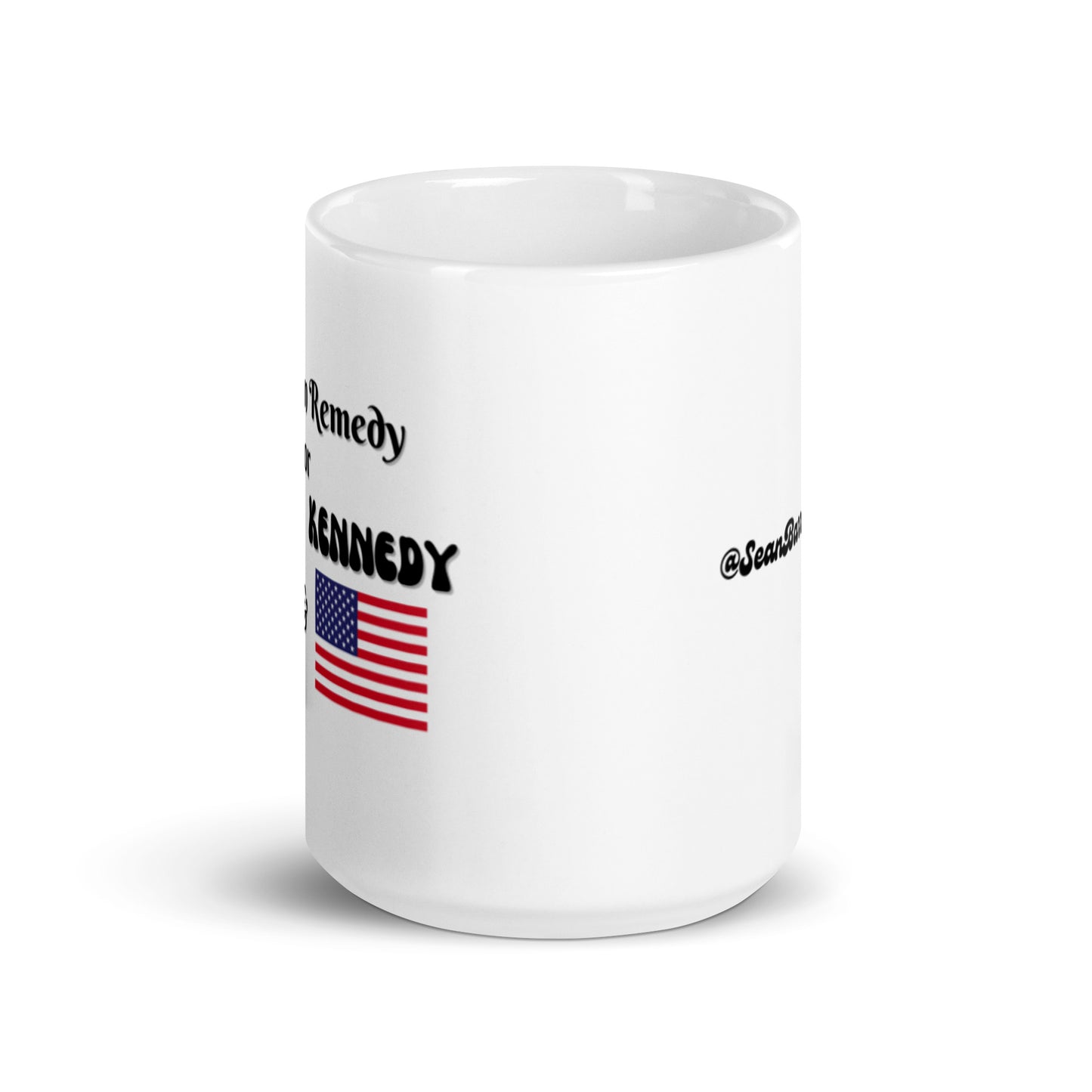 Khrushchev & Kennedy White glossy mug