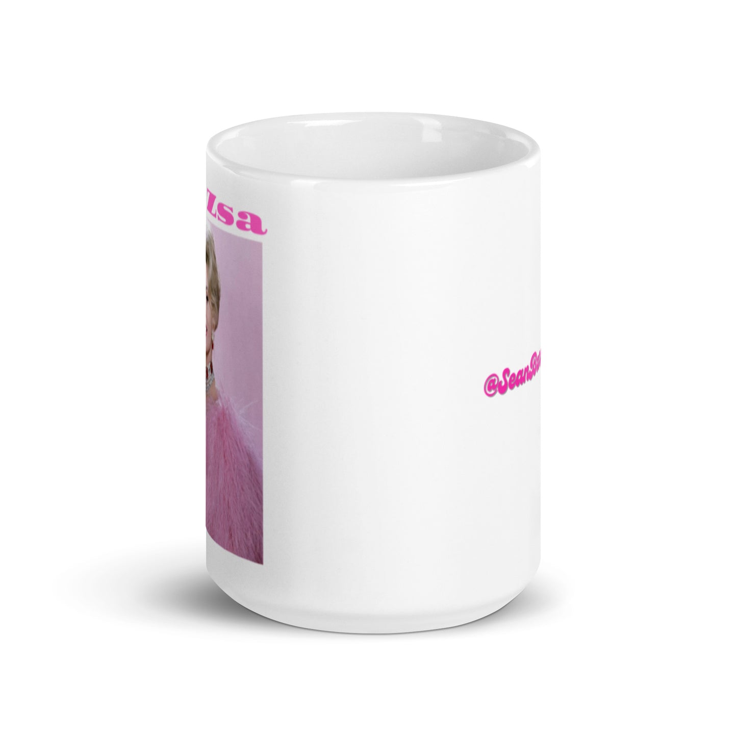 Zsa Zsa White glossy mug