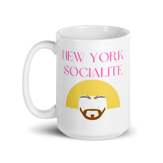 New York Socialite Helen White glossy mug
