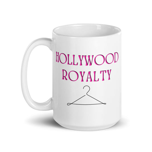 Hollywood Royalty White glossy mug