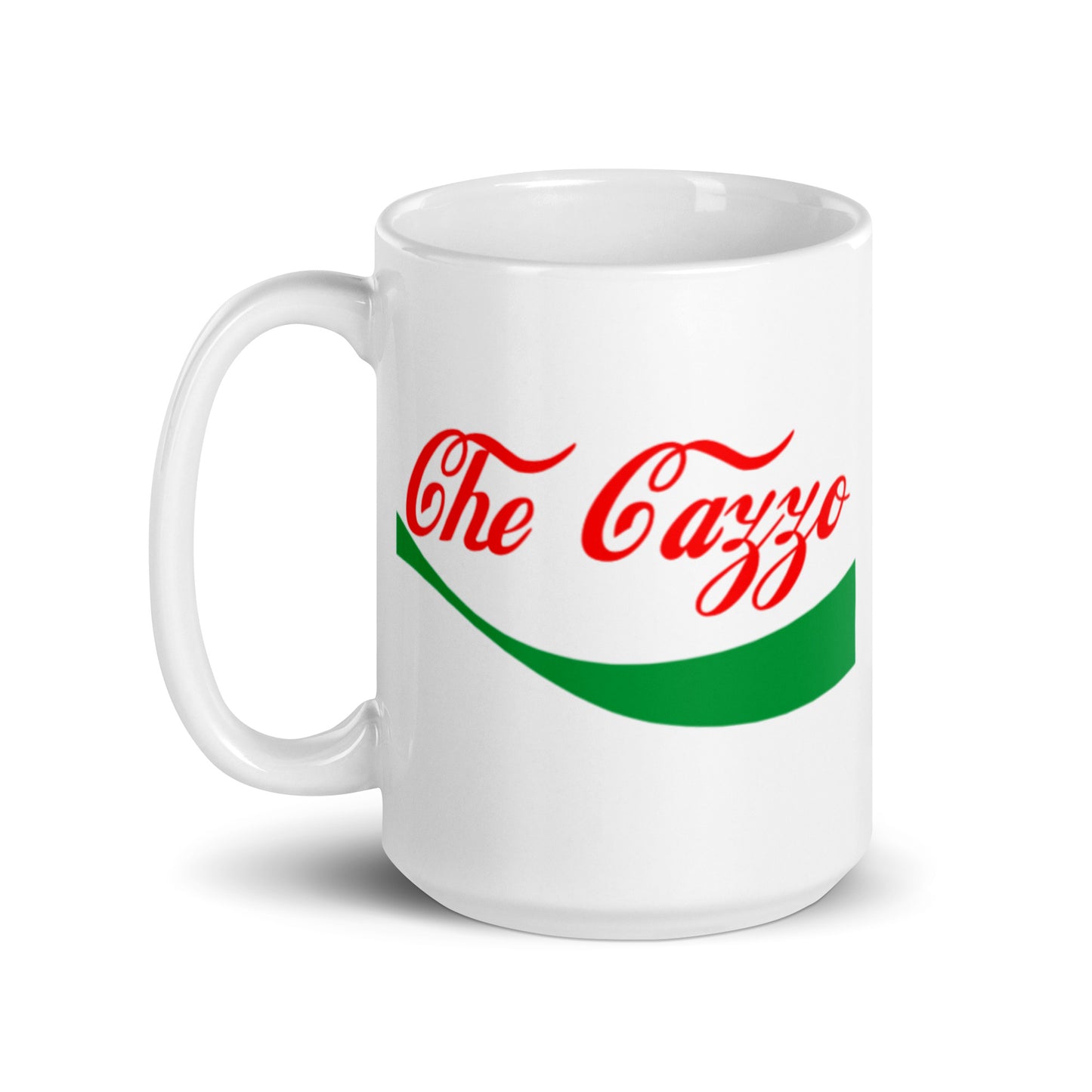 Che Cazzo White glossy mug