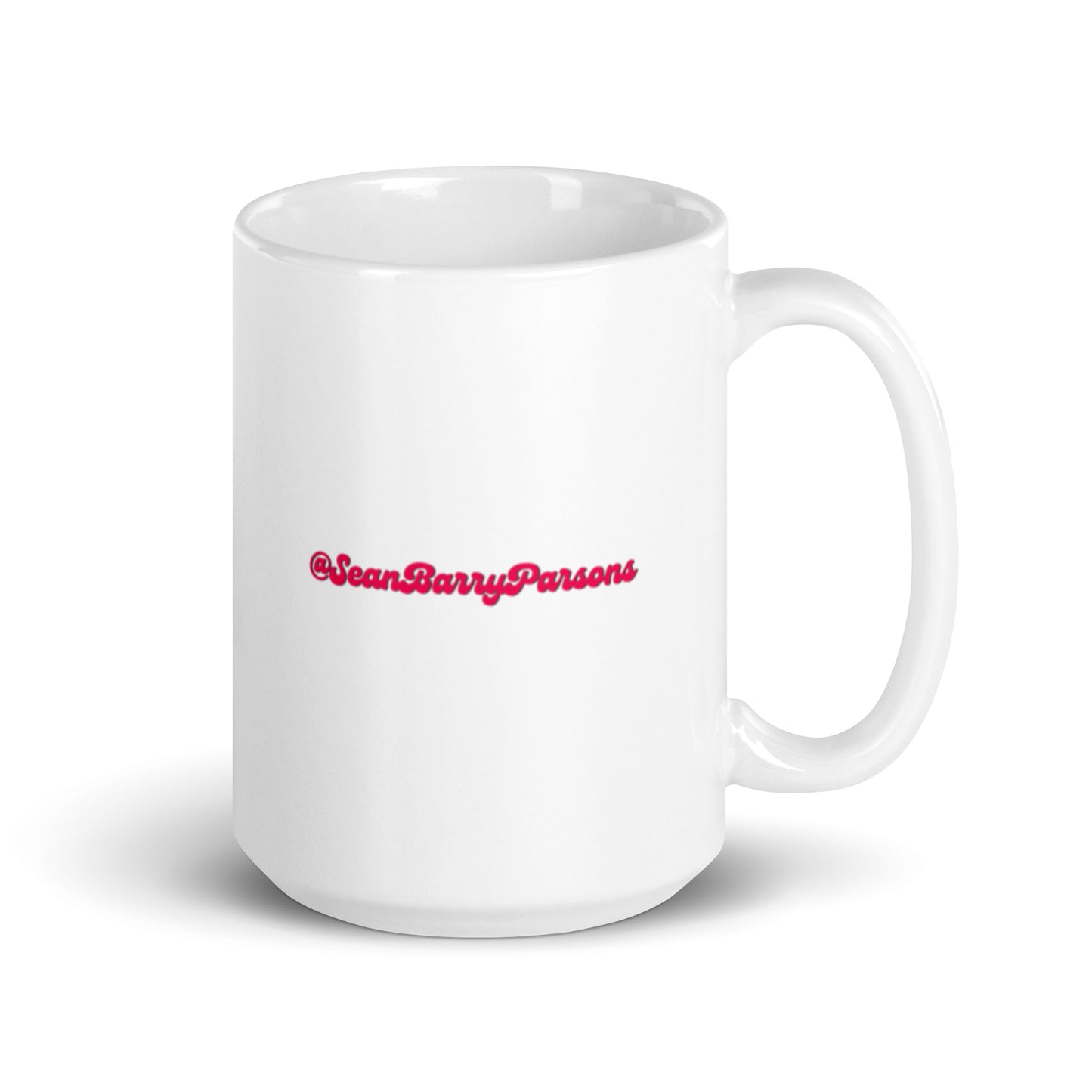 Supermodel White glossy mug