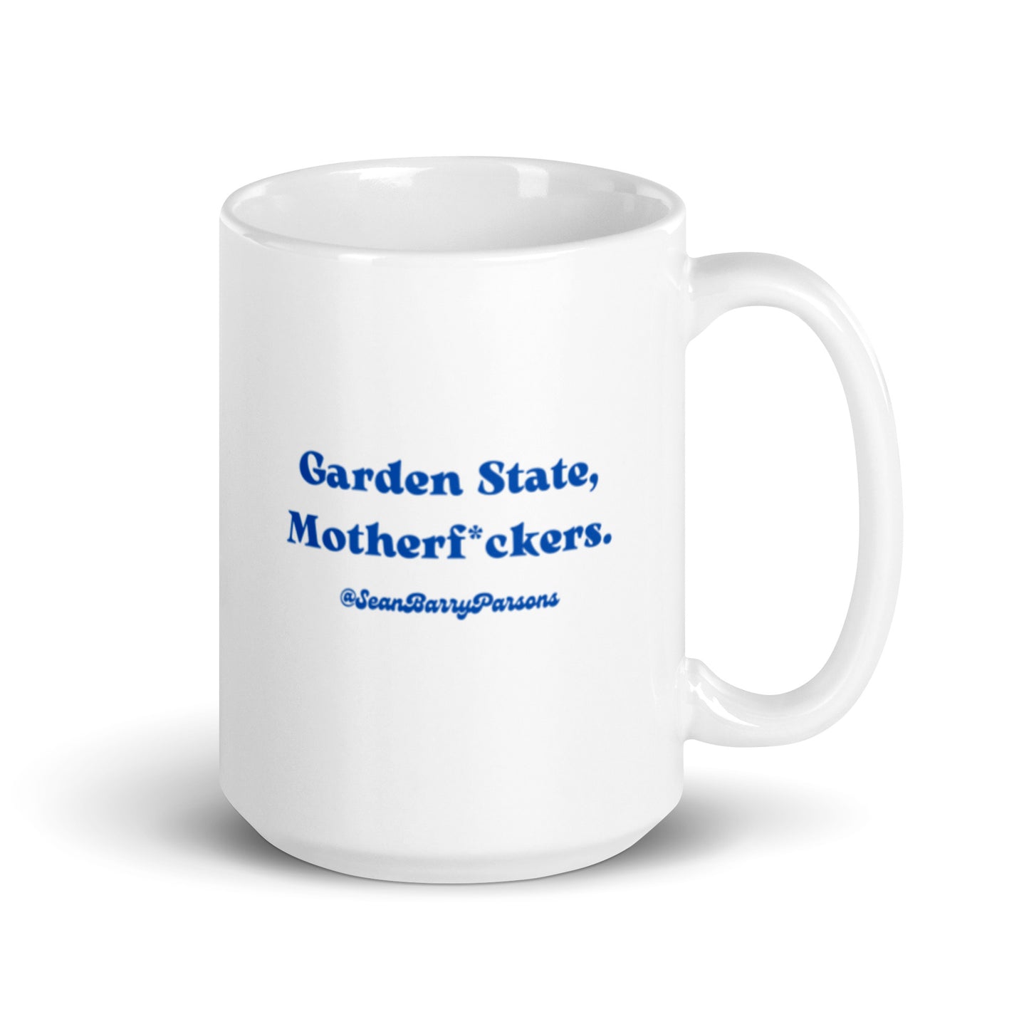 Welcome to New Jersey White glossy mug