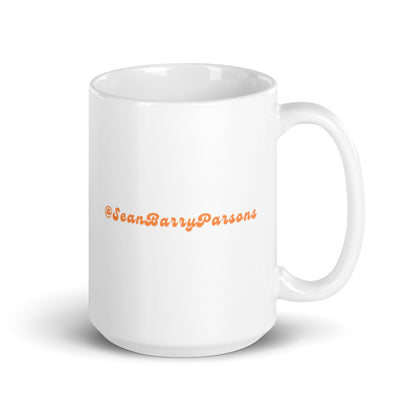 Private Dancer White glossy mug