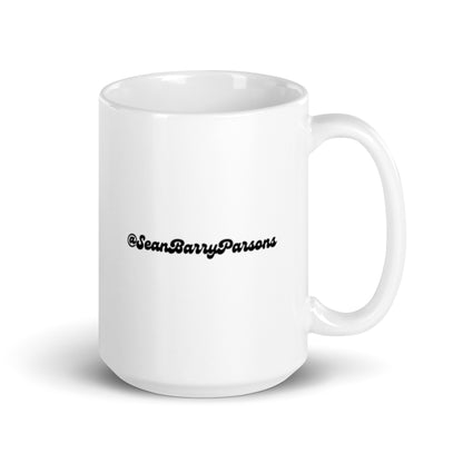 Big Milt White glossy mug