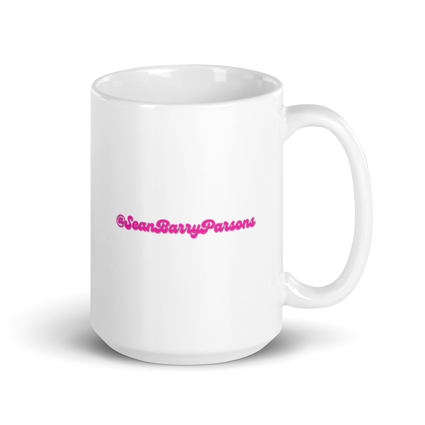 Zsa Zsa White glossy mug